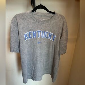 Nike regular fit T-shirt. Gray. University of Kentucky.